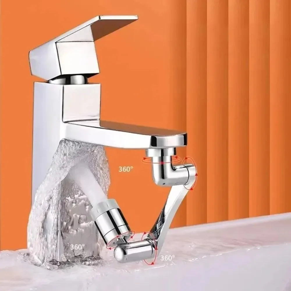 Easy Swivel Splash-Free Faucet Bubbler