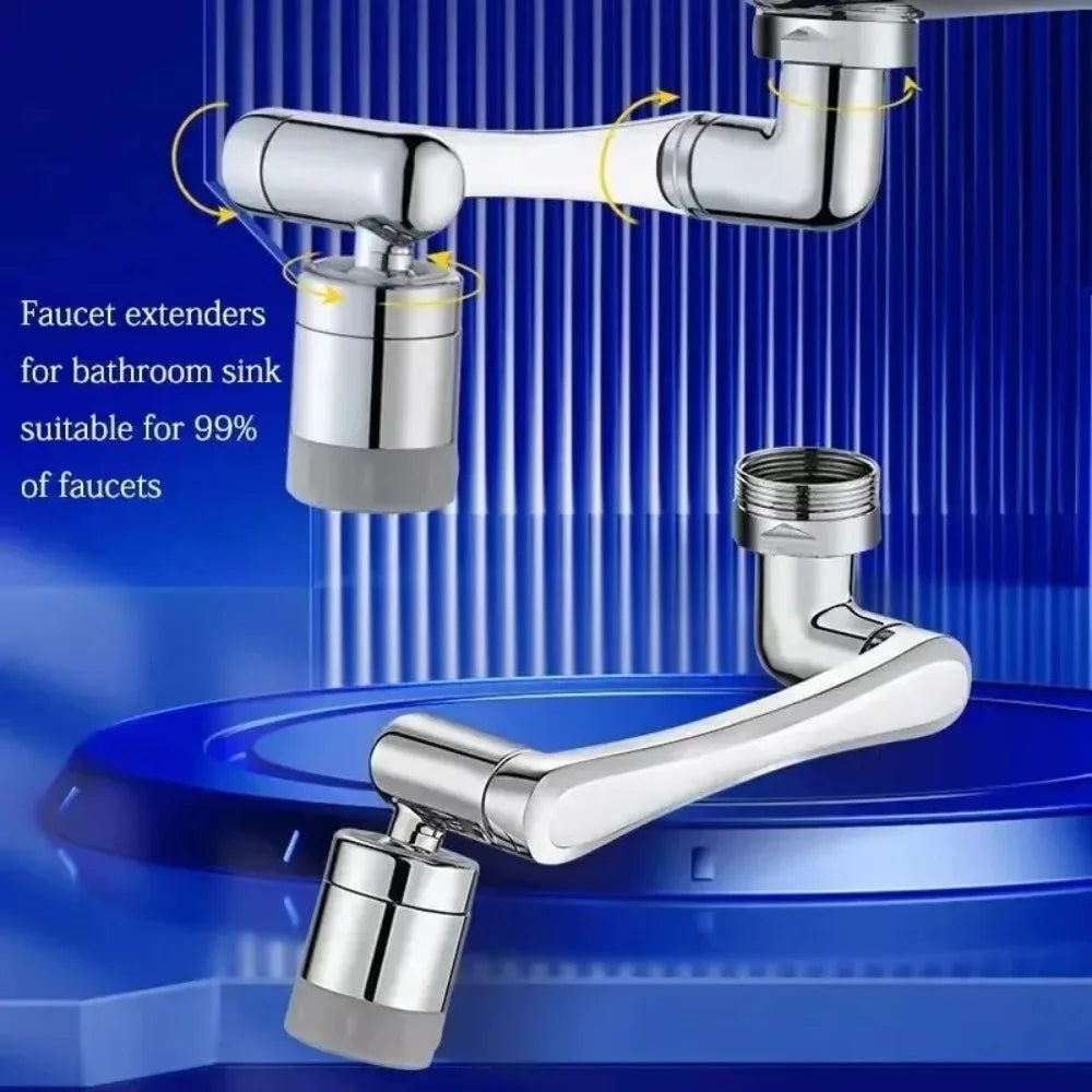 Easy Swivel Splash-Free Faucet Bubbler